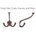 Molla MO78005 Molla Coat and Hat Hook  Oil Rubbed Bronze  Wall Mounted  5-Piece  Oil Bronze - B00V3X43WE